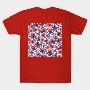 red flowers T-Shirt